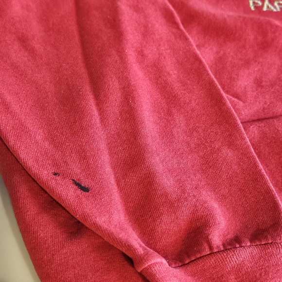 Red Paris Long Sleeved Sweatshirt - Picture 3 of 5